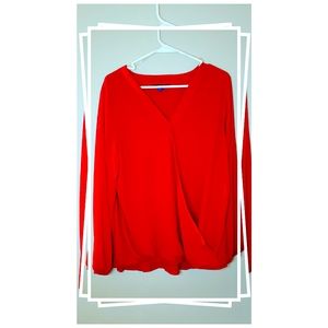 Red blouse